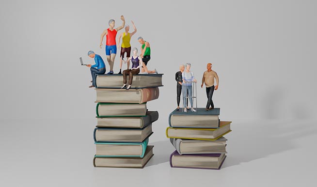 Incidencia del uso de internet y de la educación en las desigualdades en salud. Estudio de la población española de 50 a 79 años