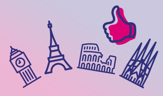 Satisfacción con los espacios culturales en las ciudades europeas