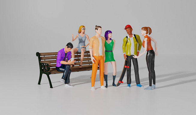 Las interacciones sociales de los jóvenes: cara a cara, entre amigos y familiares, y poca presencia del móvil