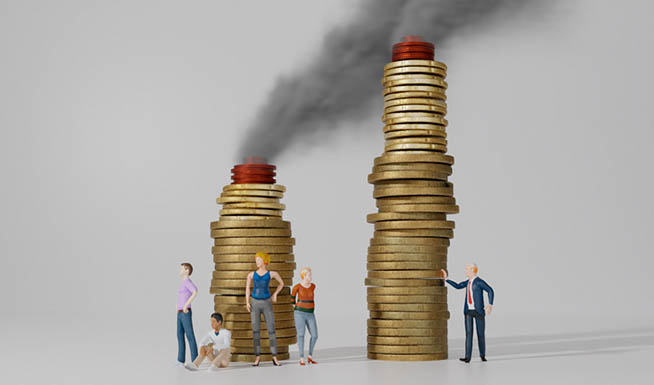 Desigualdad en emisiones de carbono en España según la renta y la edad